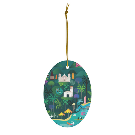Santa Barbara Keramikornament