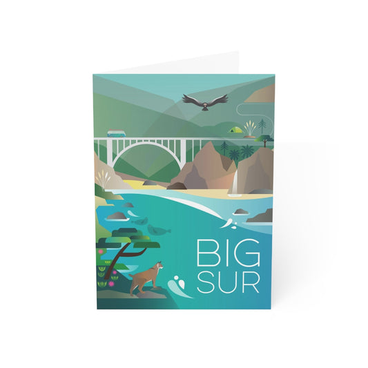 Big Sur Folded Matte Notecards + Envelopes (10pcs)