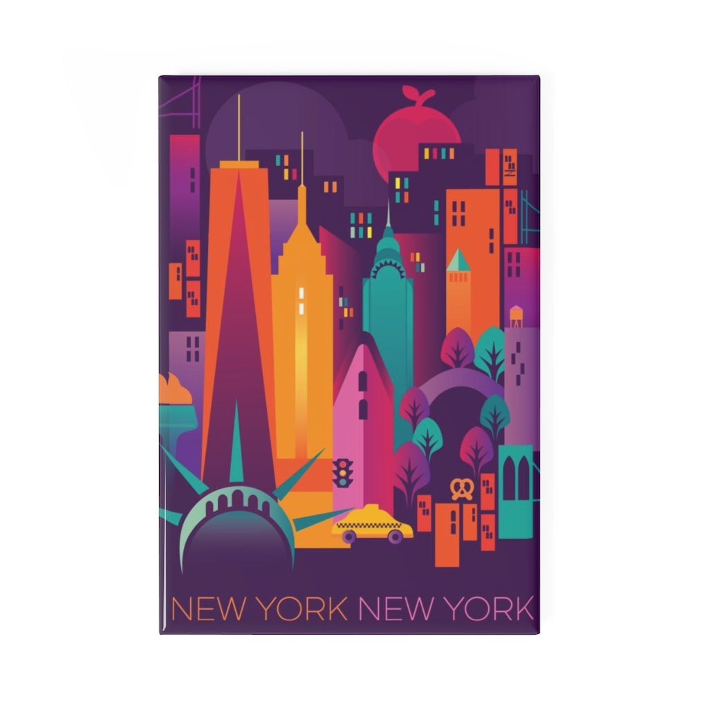 AIMANT DE RÉFRIGÉRATEUR DE LA VILLE DE NEW YORK