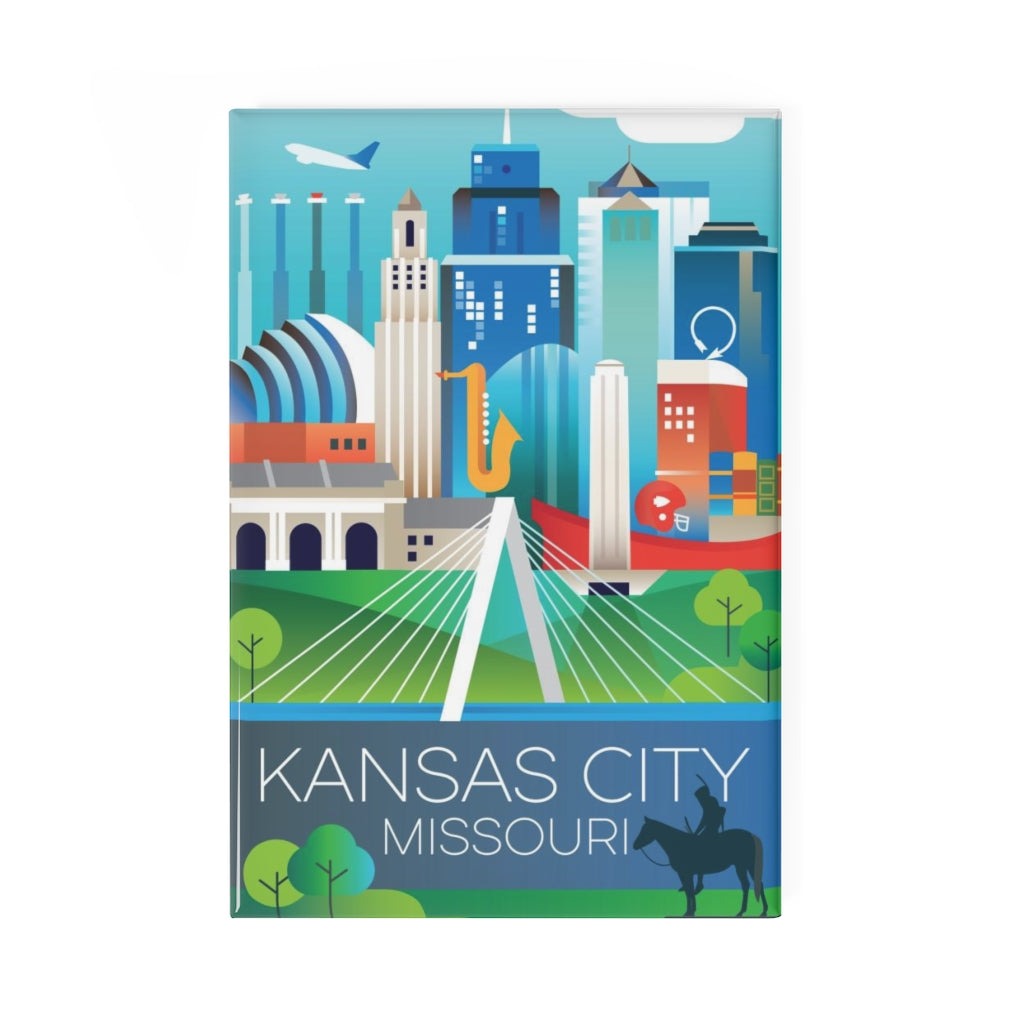 KANSAS CITY KÜHLSCHRANKMAGNET