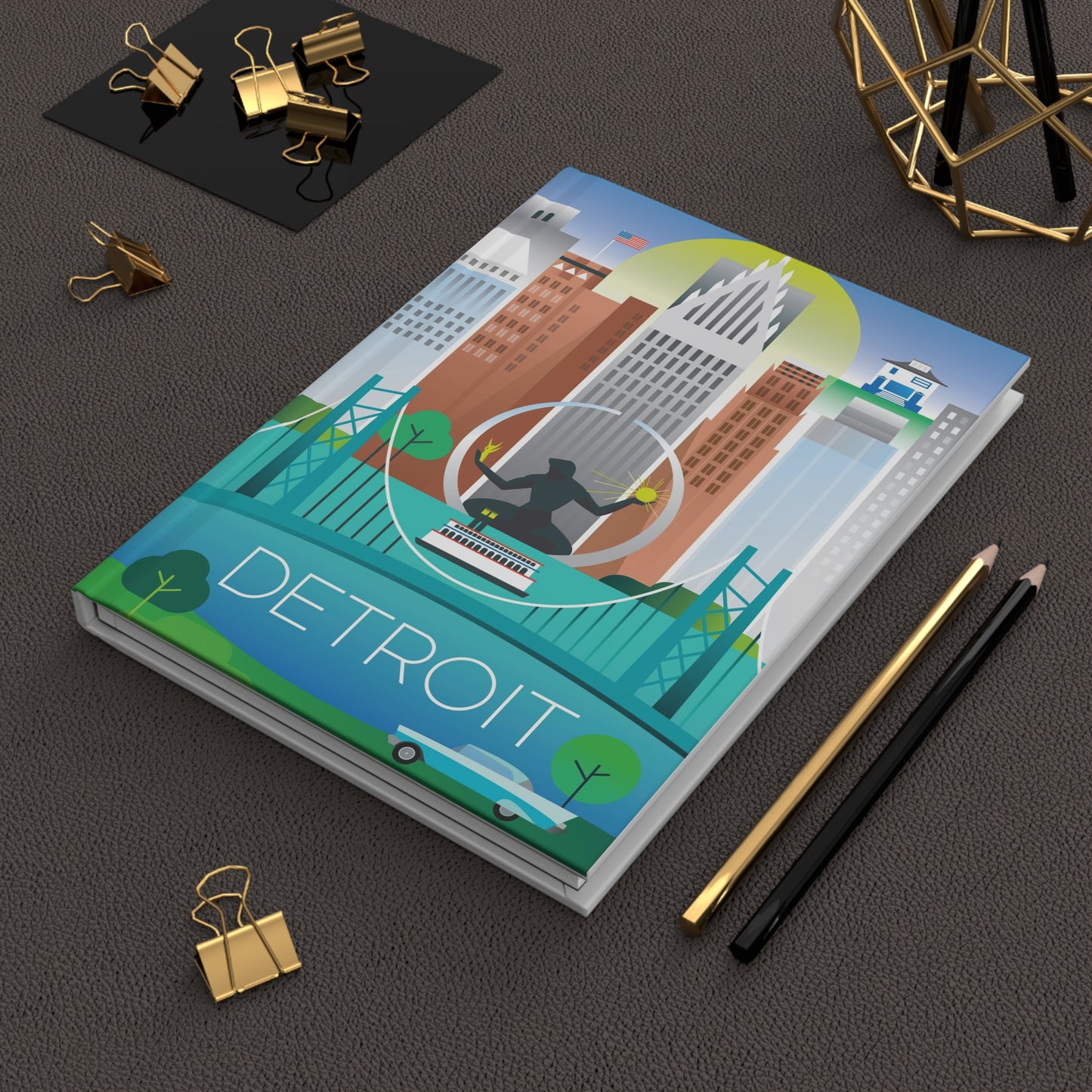 Detroit Hardcover Journal