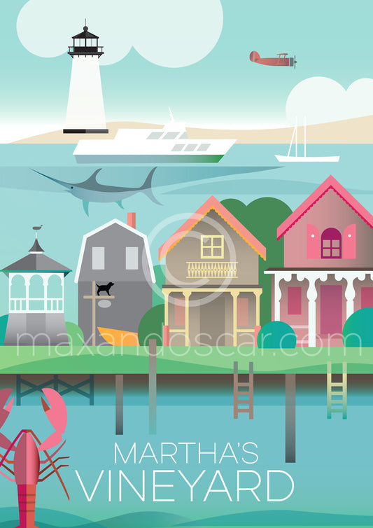 MARTHA'S VINEYARD PRINT