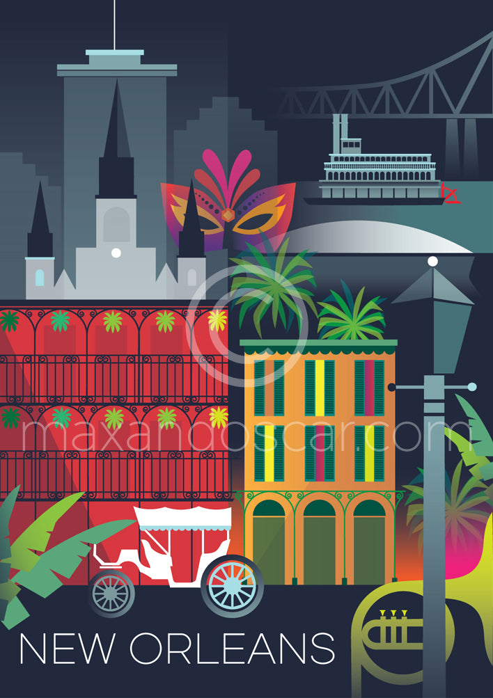 NEW ORLEANS POSTCARD