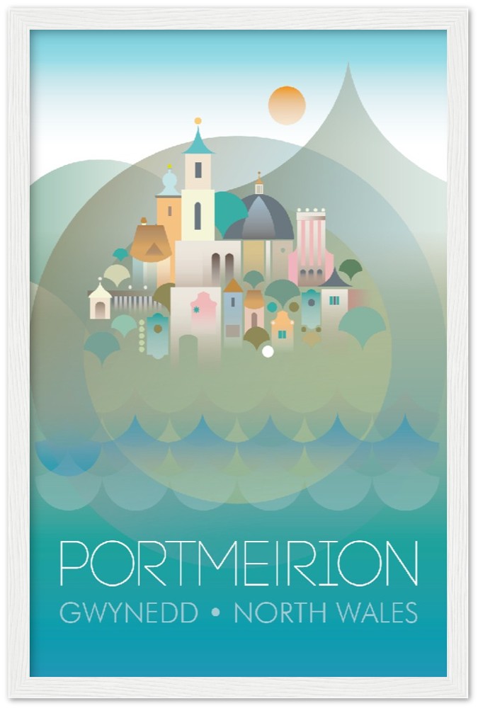 Portmeirion Premium Matte Paper Wooden Framed Poster