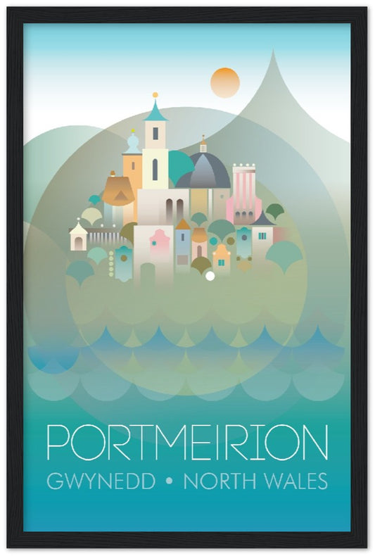 Portmeirion Premium Matte Paper Wooden Framed Poster
